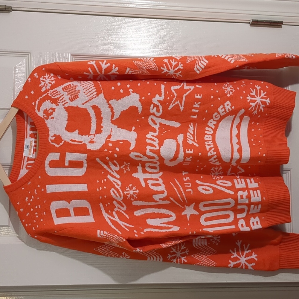 Whataburger 2019 Ugly Christmas Sweater M